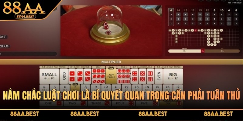 88AA BEST chia sẻ bí quyết thắng Sicbo online trước mọi đối thủ 4 Nắm chắc luật chơi là bí quyết quan trọng cần phải tuân thủ